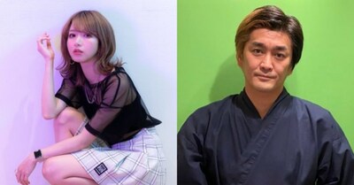 左から白幡いちほ、平成ノブシコブシ徳井。