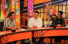 （左から）さまぁ～ず三村とアンタッチャブル。(c)テレビ朝日