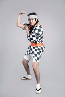 ドラマ「志村けんとドリフの大爆笑物語」で志村けん役を演じる山田裕貴。(c)フジテレビ