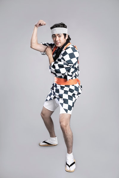 ドラマ「志村けんとドリフの大爆笑物語」で志村けん役を演じる山田裕貴。(c)フジテレビ