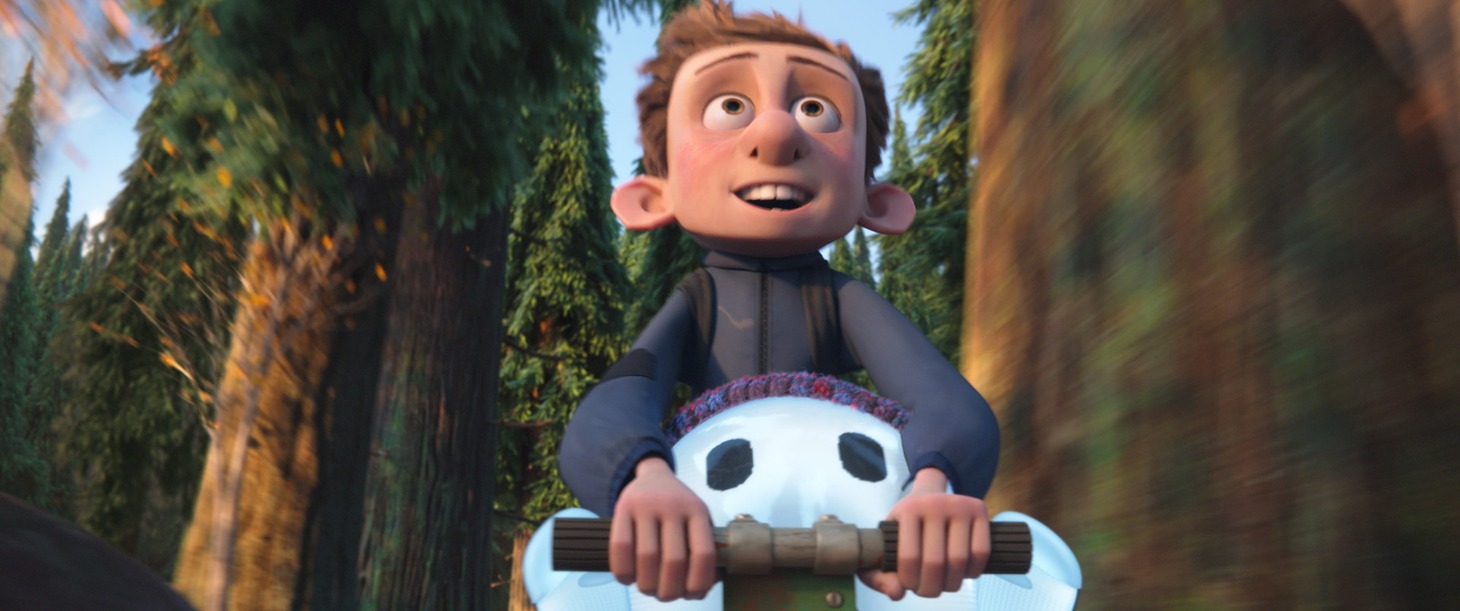 映画「ロン 僕のポンコツ・ボット」より。