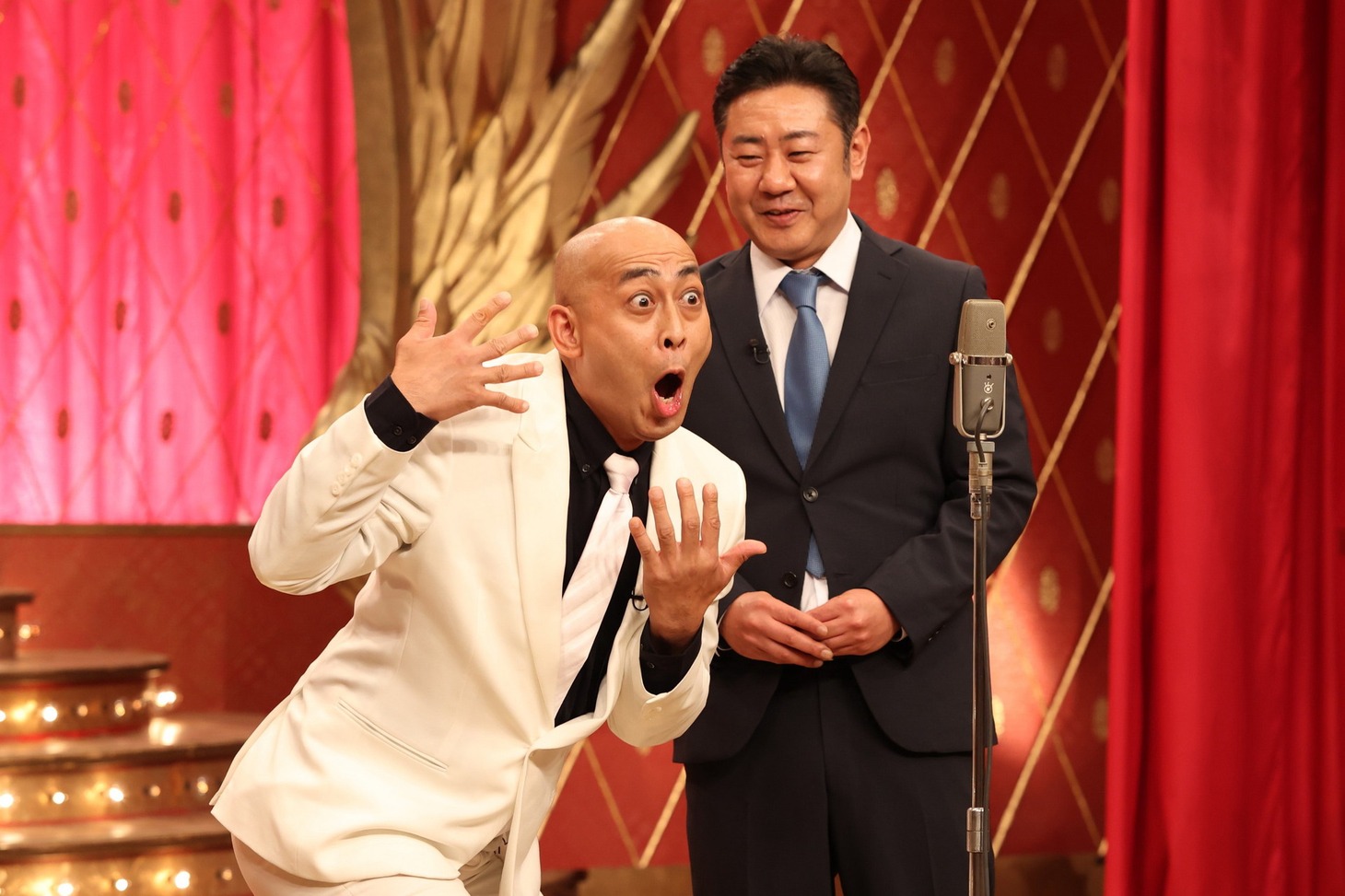 「ネタパレ」に出演する錦鯉。(c)フジテレビ