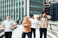 左からネルソンズ和田、ザ・マミィ酒井、岡野陽一、相席スタート山添。