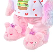 ルームシューズを着用したペパロニ。