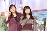 「あざとくて何が悪いの？」に出演する（左から）ヒコロヒー、齊藤京子。(c)テレビ朝日