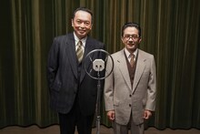 中川家扮する漫才師エンタツ・アチャコ。(c)NHK