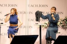 「田中みな実×PEACH JOHNファーストガードル発売記念イベント」の様子。