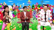 左からレフト藤井、キャンディー山里、ライト東野。