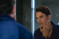 動画「PROUDMEN. | 【ナダルVSモデル Web CM対決】PRODUCT MOVIE モデル篇」撮影中の様子。