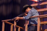 CM撮影中の様子。