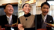 かまいたちと杏(中央)。(c)フジテレビ