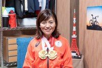 パラサイクリング選手の杉浦佳子。