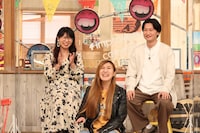 相席スタートと納言・薄幸（中央）。(c)フジテレビ