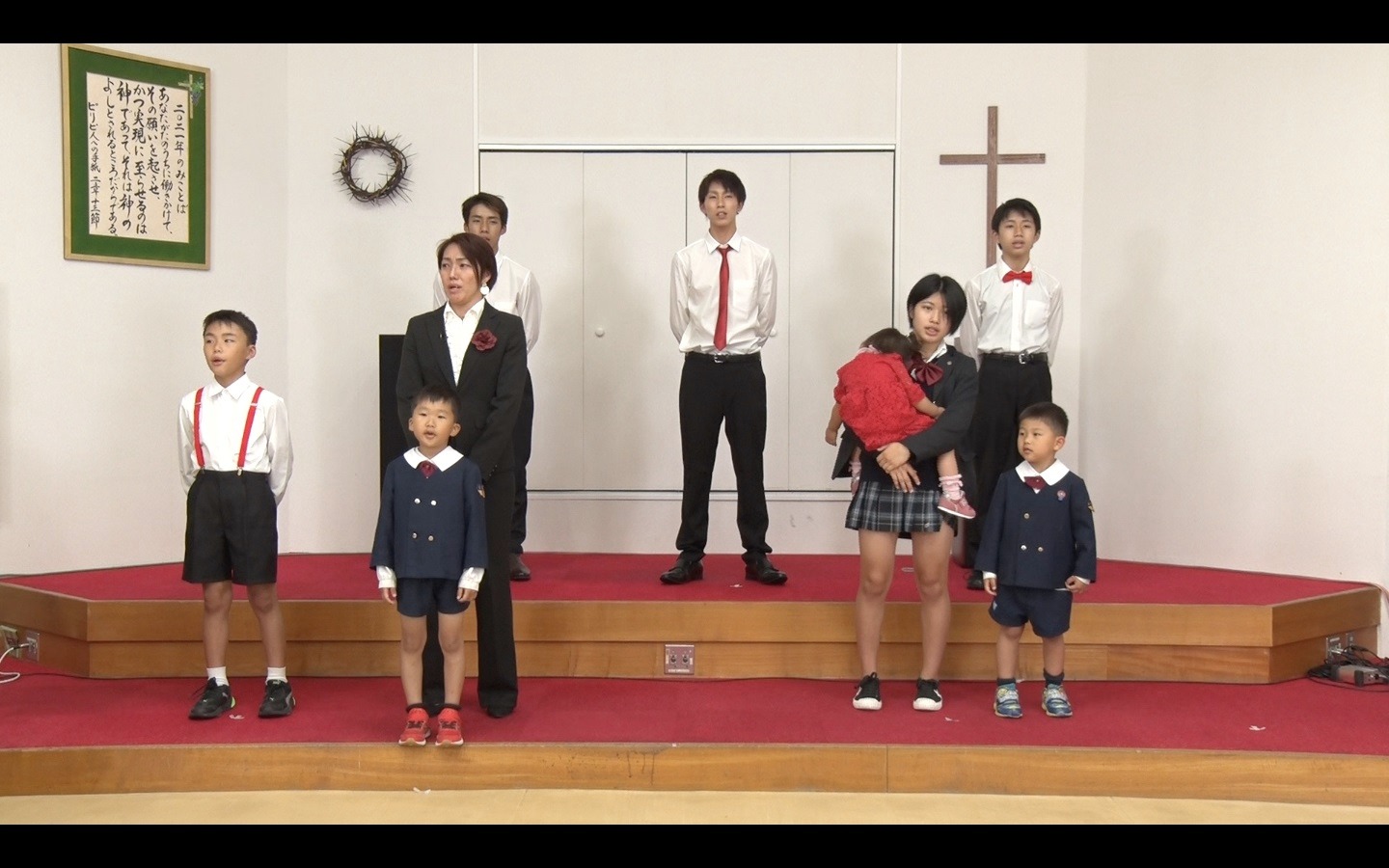 長谷川家の本番の様子。(c)ABCテレビ