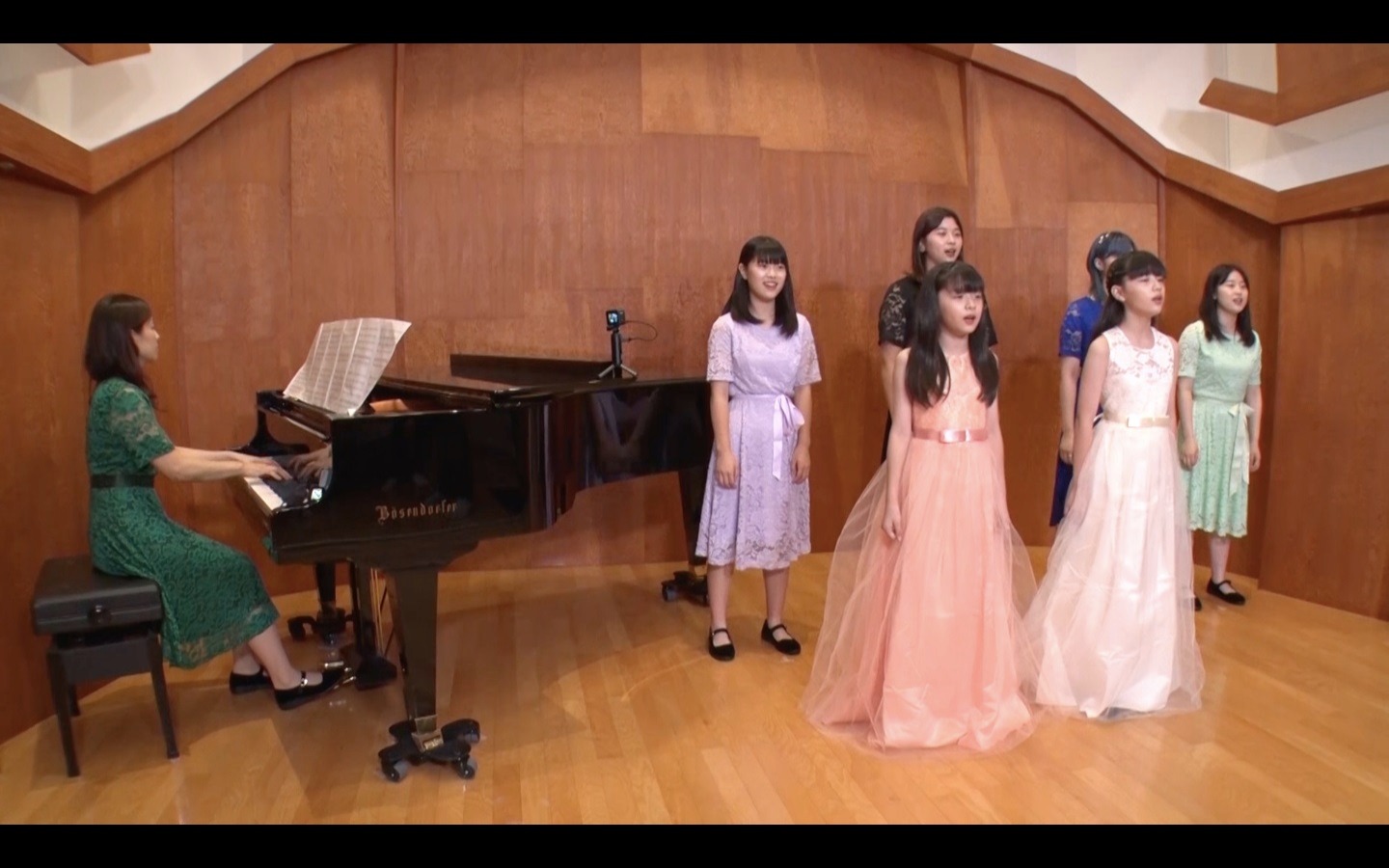 大川家の本番の様子。(c)ABCテレビ