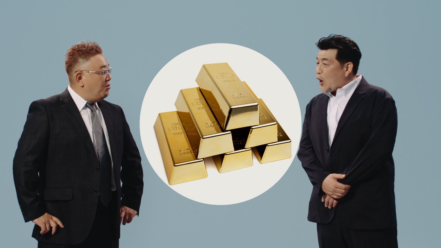サンドウィッチマン出演するMEN’S TBCのCMより。