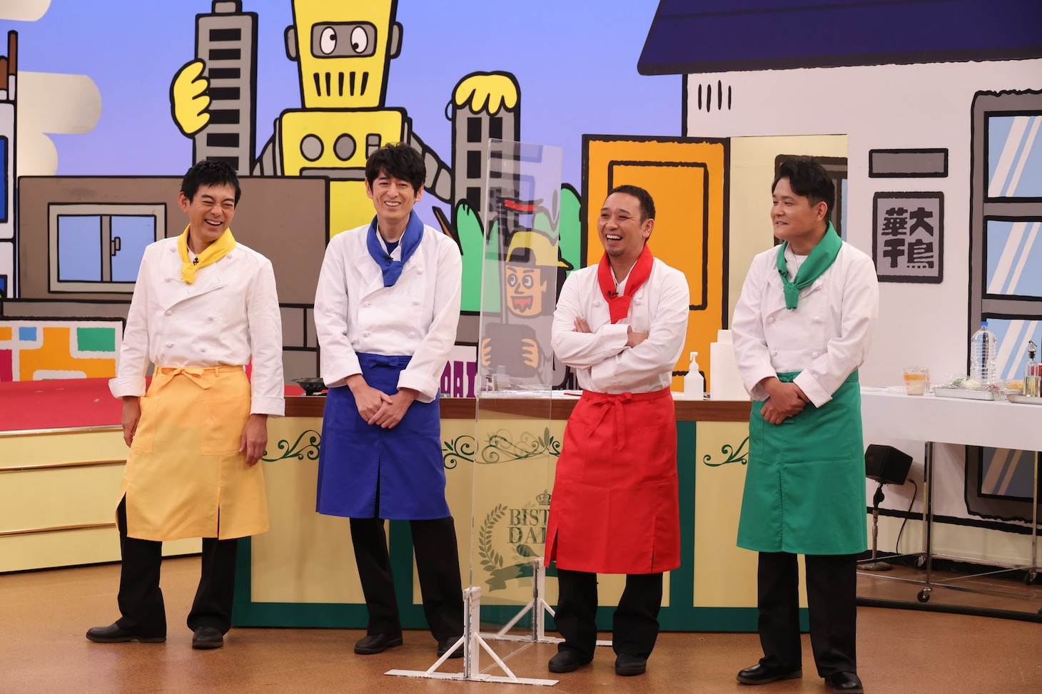 博多華丸・大吉と千鳥。(c)関西テレビ