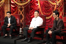 サンドウィッチマン富澤とアンタッチャブル。(c)テレビ朝日