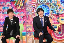 陣内智則と蛍原徹。(c)テレビ朝日