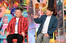 ブラックマヨネーズ小杉とFUJIWARA藤本。(c)テレビ朝日