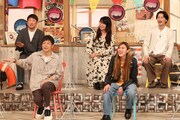 （前列左から）陣内智則、納言・薄幸、（後列左から）TKO木本、相席スタート。(c)フジテレビ