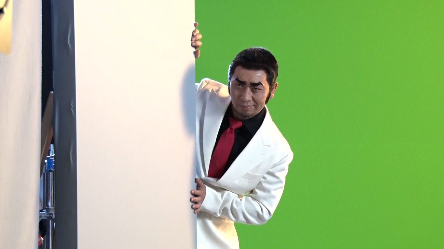 「ゴルゴと大悟ルゴ」撮影中の様子。