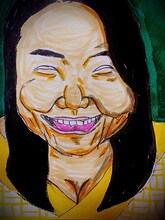 「酒井藍・個展・ドキッ！」の展示作品。