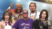 プロレスラーステージの出演者たち。(c)関西テレビ