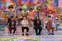 （前列左から）銀シャリ橋本、ダイアン津田、見取り図、（後列左から）藤崎マーケット、天竺鼠・瀬下。(c)テレビ朝日