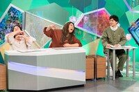 （左から）海原やすよ ともこ、令和喜多みな実・河野。(c)ABCテレビ