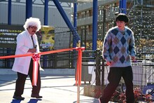 イベントに登場した空気階段。