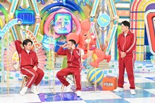 「テレビ千鳥」に出演する平成ノブシコブシ吉村と千鳥。(c)テレビ朝日