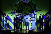 （左から）くりぃむしちゅー有田、そいつどいつ、蛙亭、男性ブランコ。(c)TBS