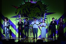 （左から）くりぃむしちゅー有田、そいつどいつ、蛙亭、男性ブランコ。(c)TBS