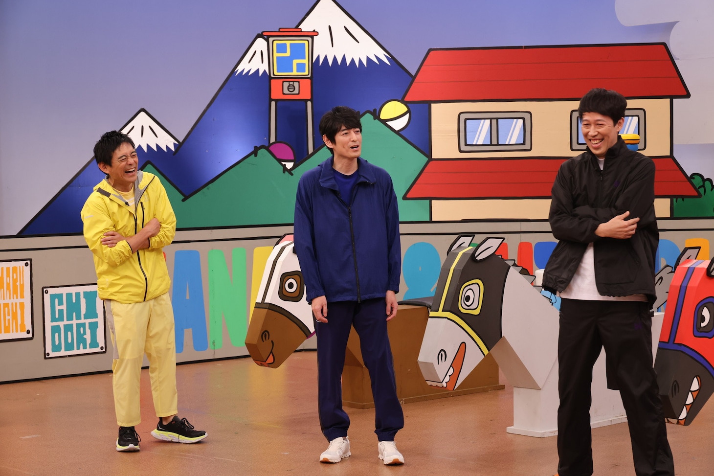 博多華丸・大吉と小籔千豊。(c)関西テレビ