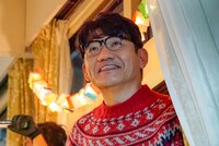 CM撮影中の様子。