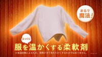 WebCM「令和版 服も心も『あったかいんだからぁ♪』」より。