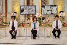 （左から）ぺこぱ松陰寺、ヒコロヒー、麒麟・川島。(c)テレビ朝日