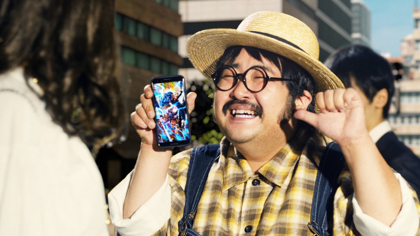 WebCM「レジェフェス2021戦闘力5おじさん篇」より。