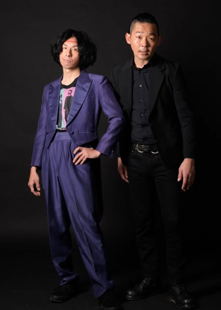 虹の黄昏が「M-1グランプリ」の2019年大会と2020年大会に出場したときの衣装。