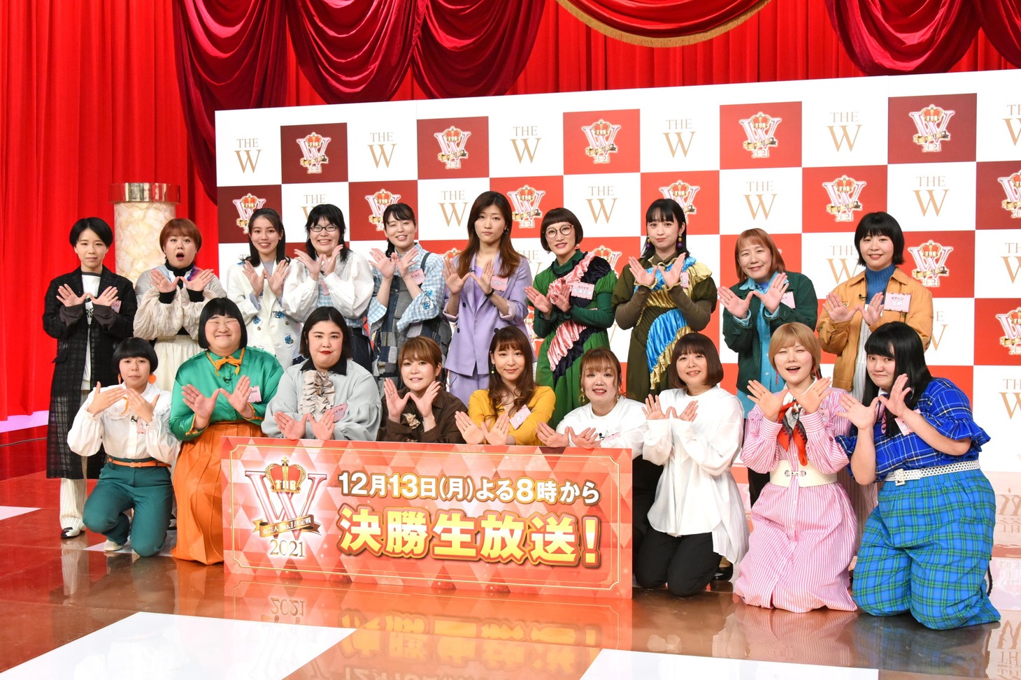 「女芸人No.1決定戦 THE W 2021」決勝進出者。