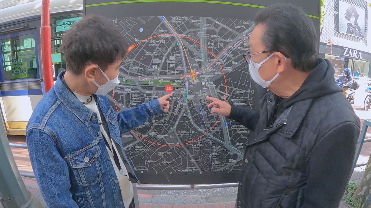 浜田雅功と梅沢富美男。(c)ABCテレビ