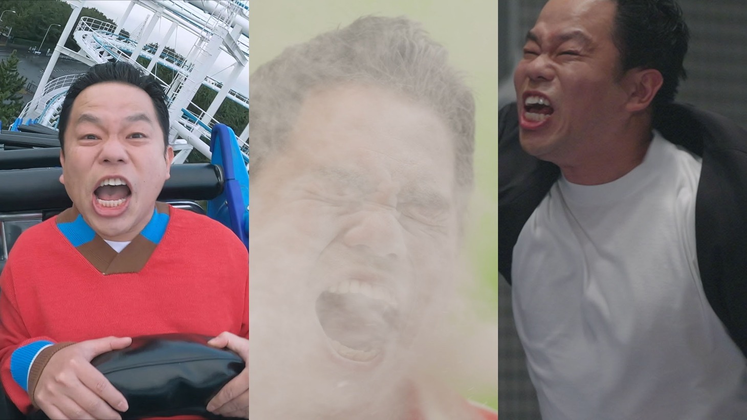 大変な撮影に挑むダイアン津田。