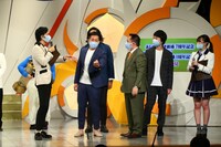 よしもと漫才劇場7周年＆森ノ宮よしもと漫才劇場1周年記念記者会見の様子。