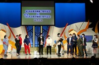 よしもと漫才劇場7周年＆森ノ宮よしもと漫才劇場1周年記念記者会見の様子。
