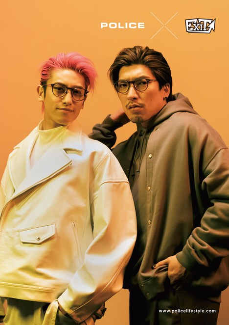 POLICE×EXIT カプセルコレクションビジュアル（オプティカル）