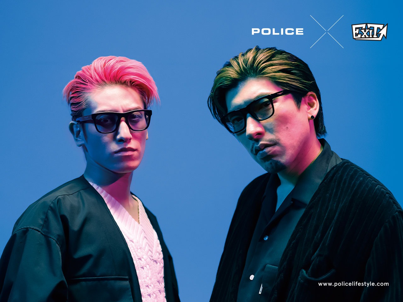 POLICE×EXIT カプセルコレクションビジュアル
