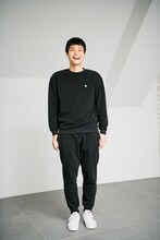 moz あったか スウェットセットを着用したもう中学生。