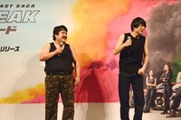 映画PRイベント初出演の空気階段。