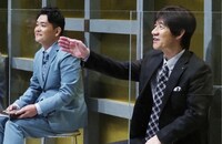 千鳥ノブ（左）、内村光良（右）。